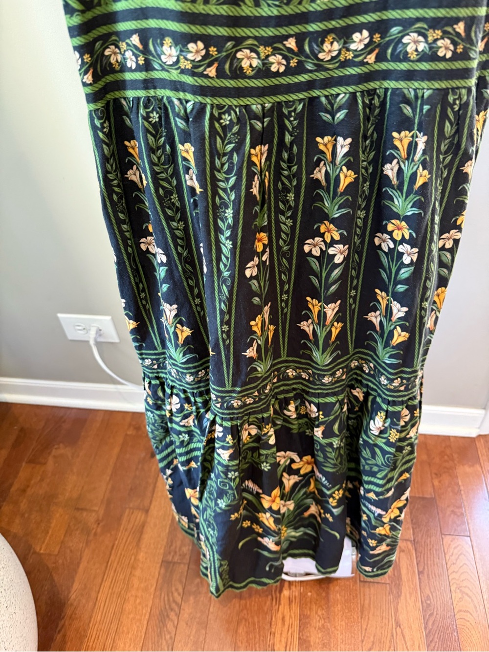 Farm Rio Flowers Arch Sleeveless Maxi Dress - Picture 6 of 9
